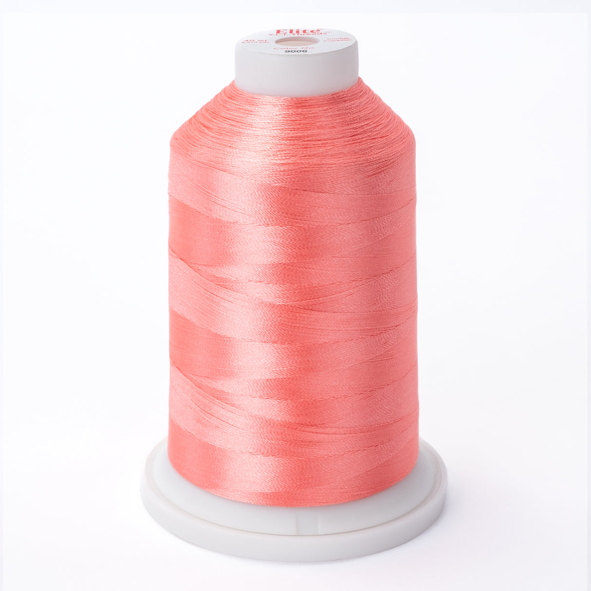 elite 40 wt. trilobal polyester embroidery and quilting thread #9006 cone