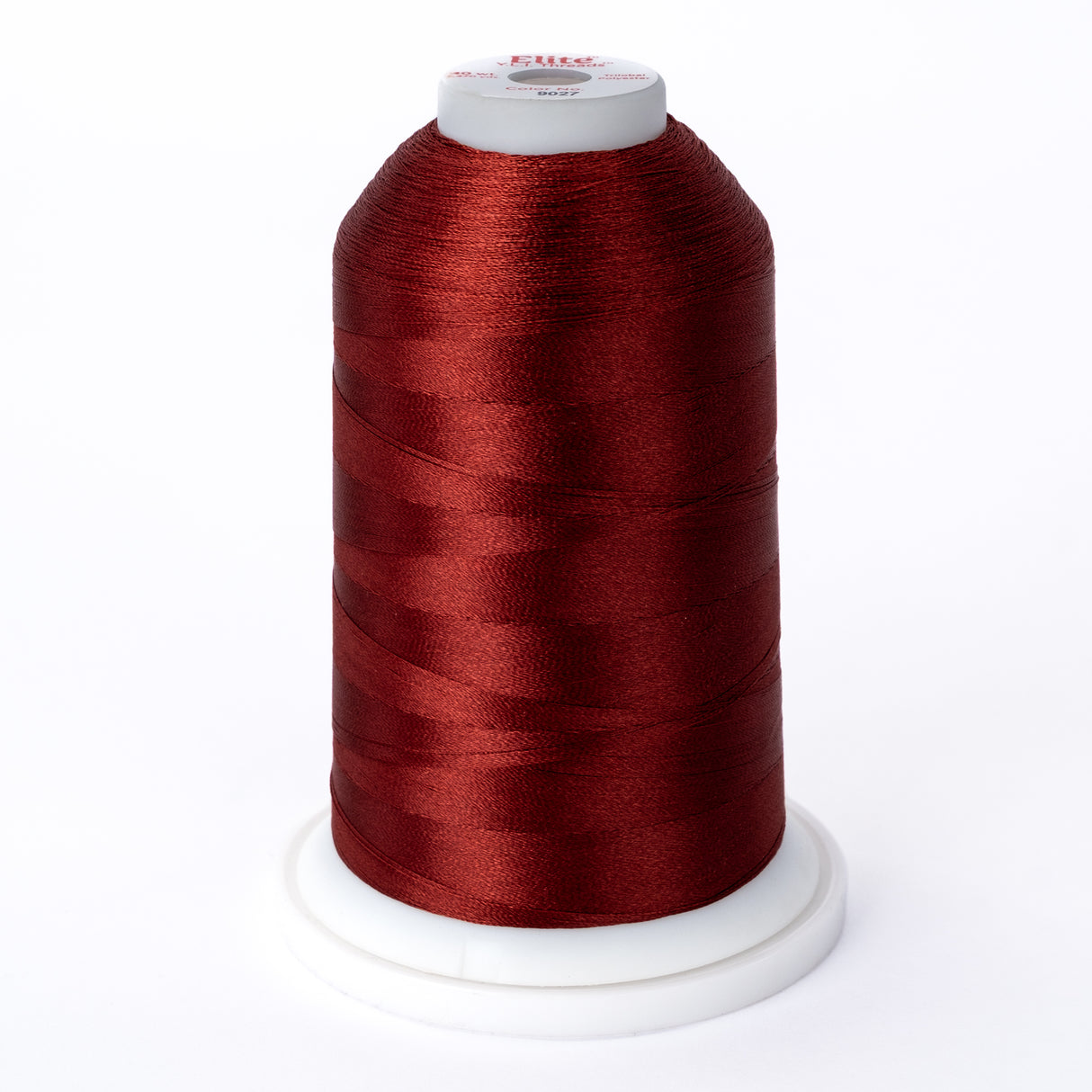 elite 40 wt. trilobal polyester embroidery and quilting thread #9027 cone