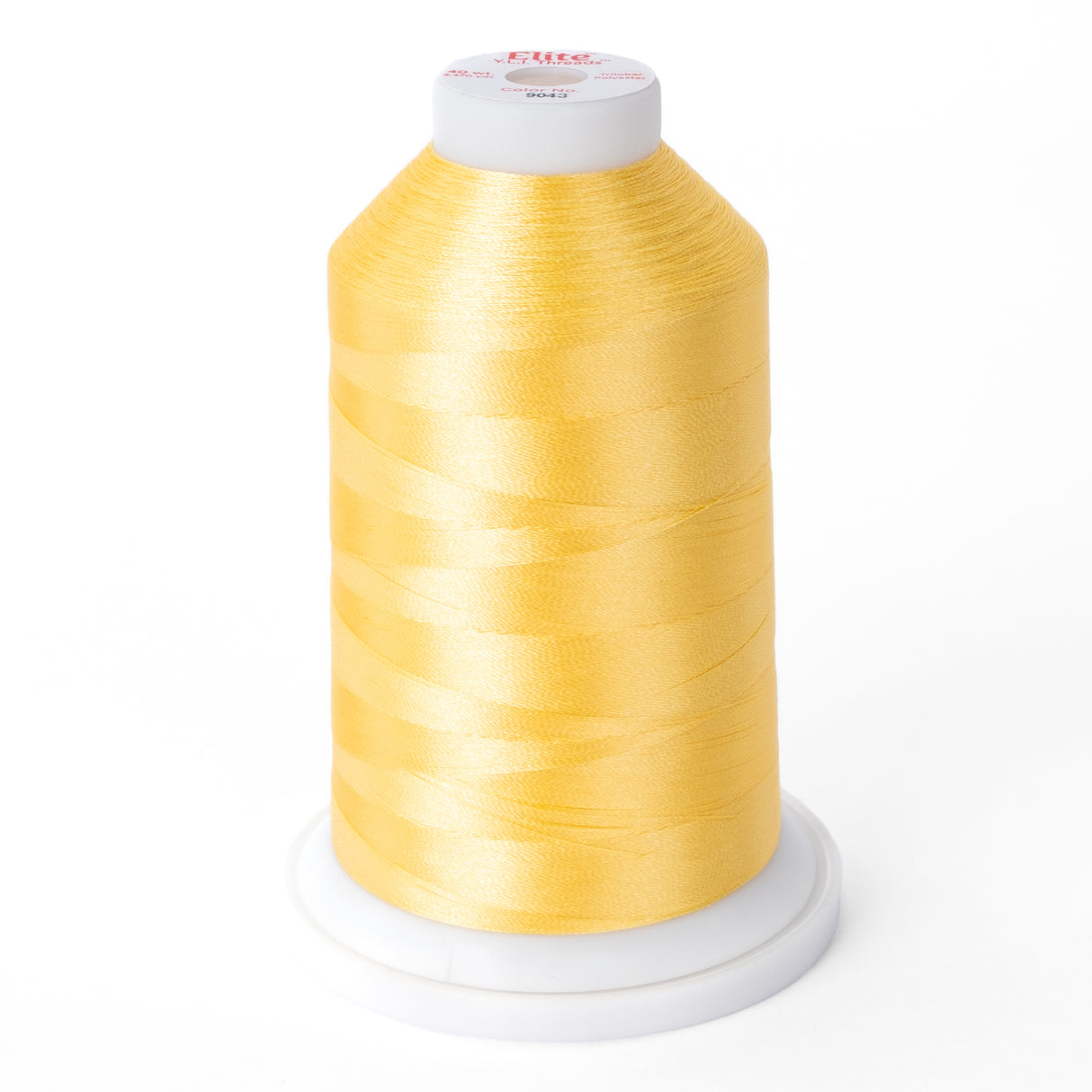 elite 40 wt. trilobal polyester embroidery and quilting thread #9043 cone