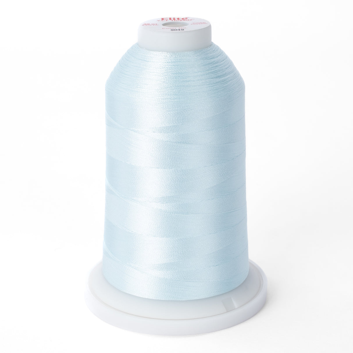 elite 40 wt. trilobal polyester embroidery and quilting thread #9049 cone