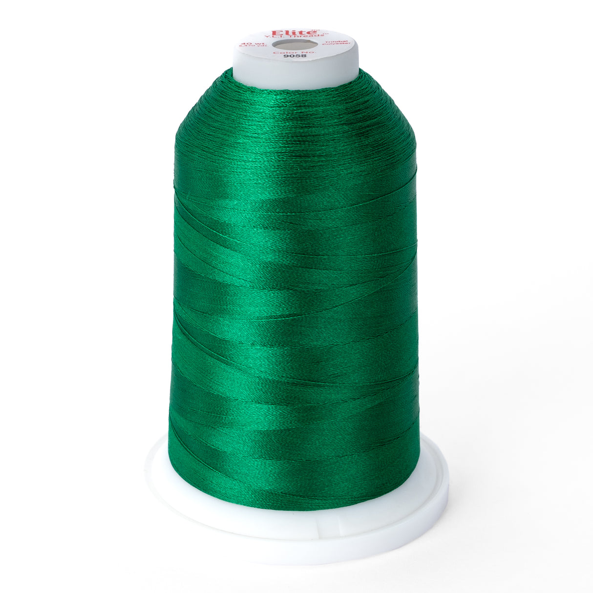 elite 40 wt. trilobal polyester embroidery and quilting thread #9058 cone