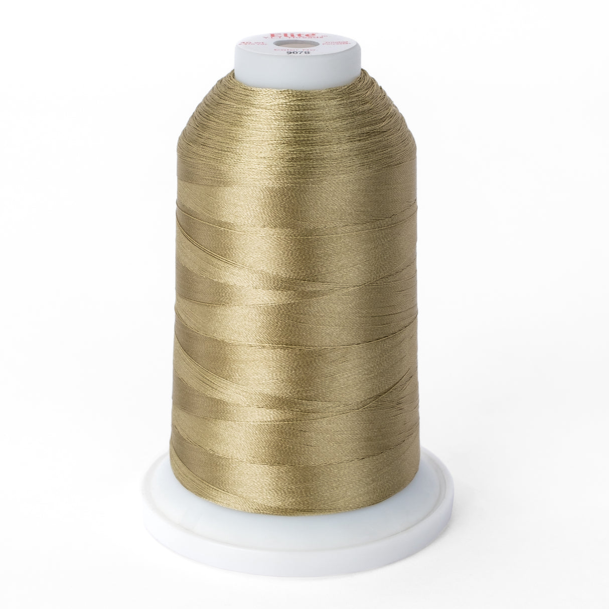 elite 40 wt. trilobal polyester embroidery and quilting thread #9078 cone