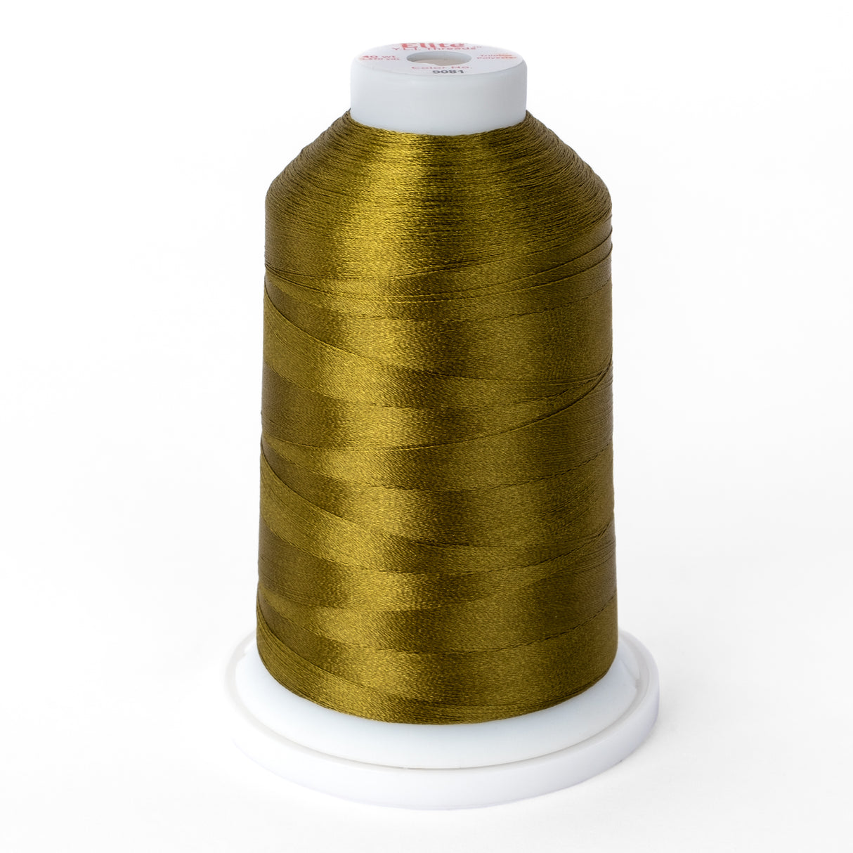elite 40 wt. trilobal polyester embroidery and quilting thread #9081 cone