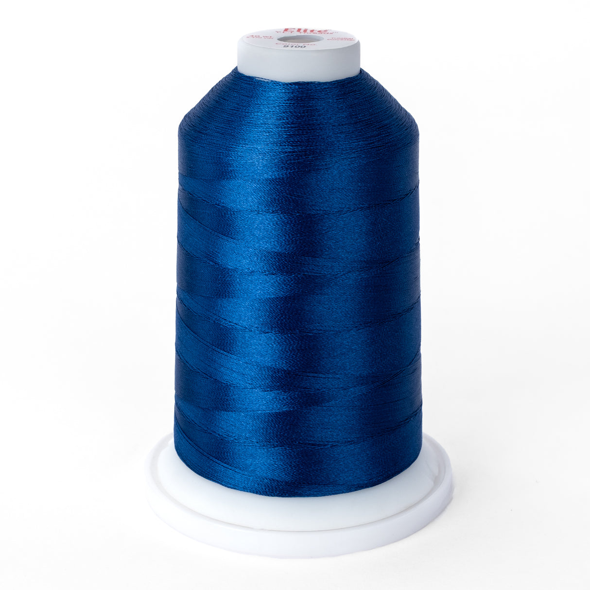elite 40 wt. trilobal polyester embroidery and quilting thread #9100 cone