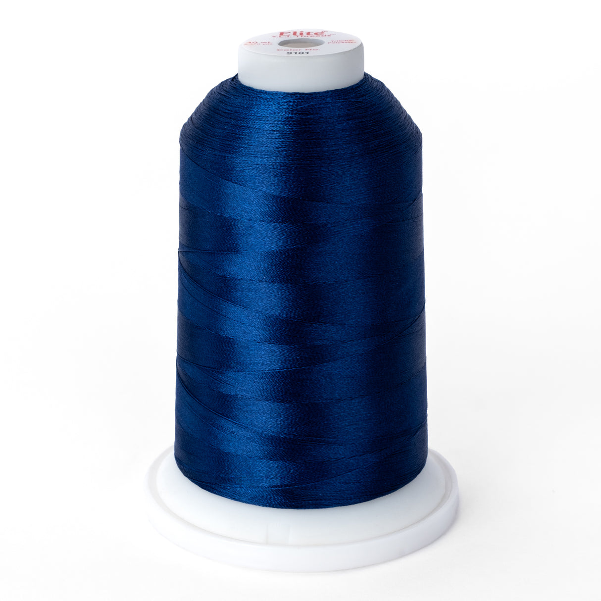 elite 40 wt. trilobal polyester embroidery and quilting thread #9101 cone