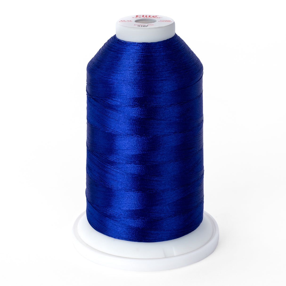 elite 40 wt. trilobal polyester embroidery and quilting thread #9107 cone
