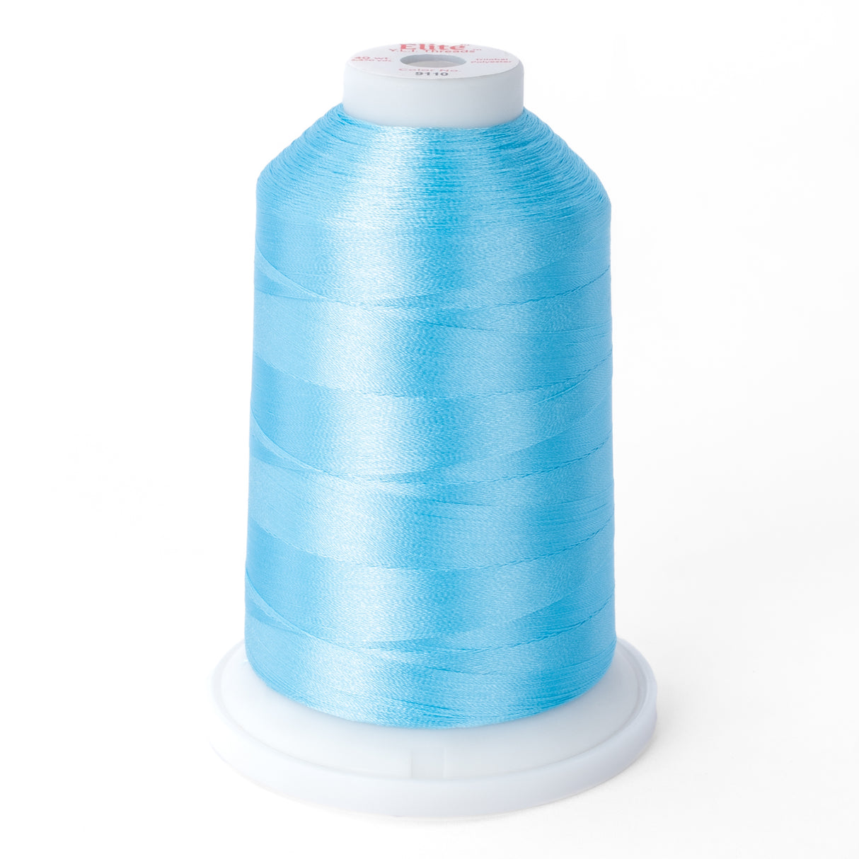 elite 40 wt. trilobal polyester embroidery and quilting thread #9110 cone