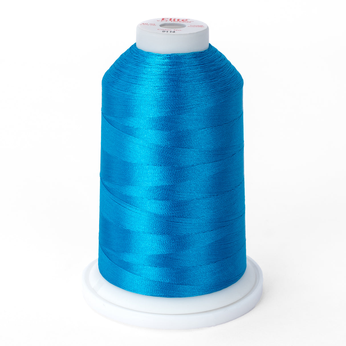 elite 40 wt. trilobal polyester embroidery and quilting thread #9114 cone