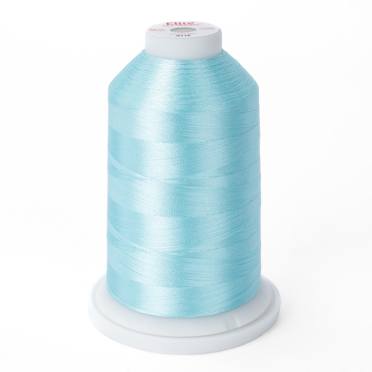 elite 40 wt. trilobal polyester embroidery and quilting thread #9118 cone
