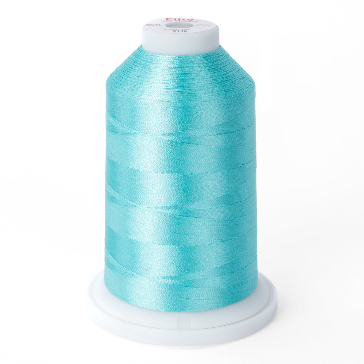 elite 40 wt. trilobal polyester embroidery and quilting thread #9119 cone