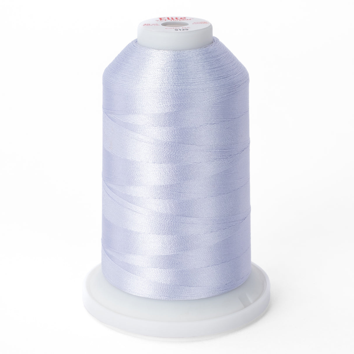 elite 40 wt. trilobal polyester embroidery and quilting thread #9125 cone