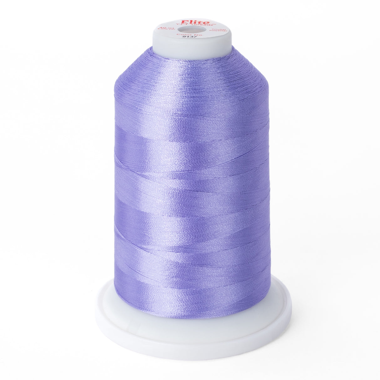 elite 40 wt. trilobal polyester embroidery and quilting thread #9137 cone