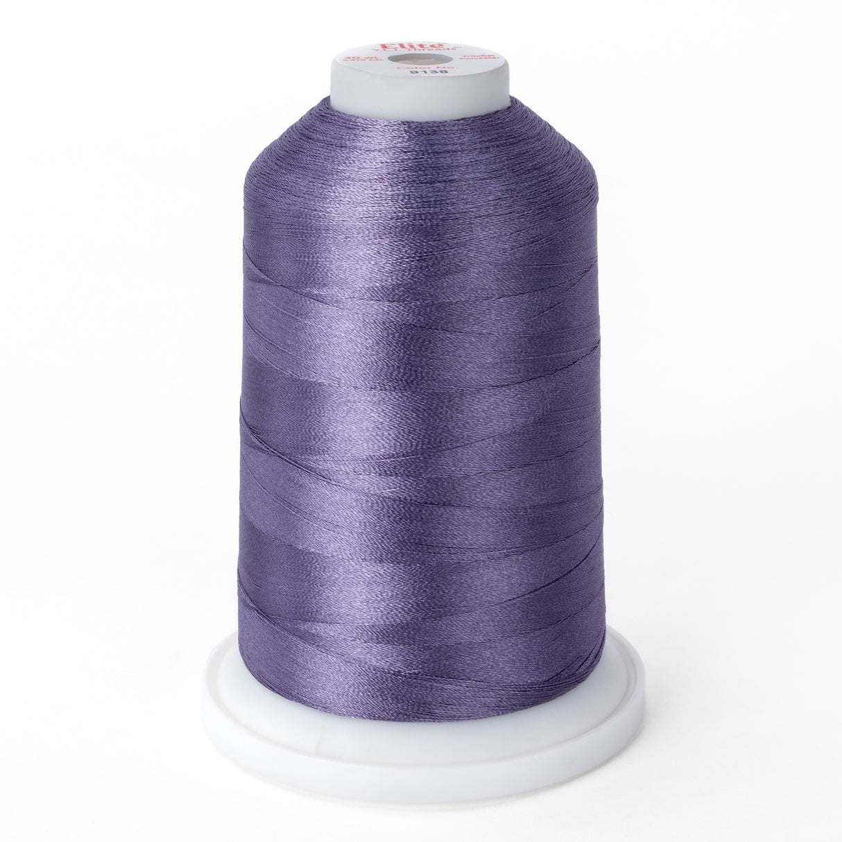 elite 40 wt. trilobal polyester embroidery and quilting thread #9138 cone