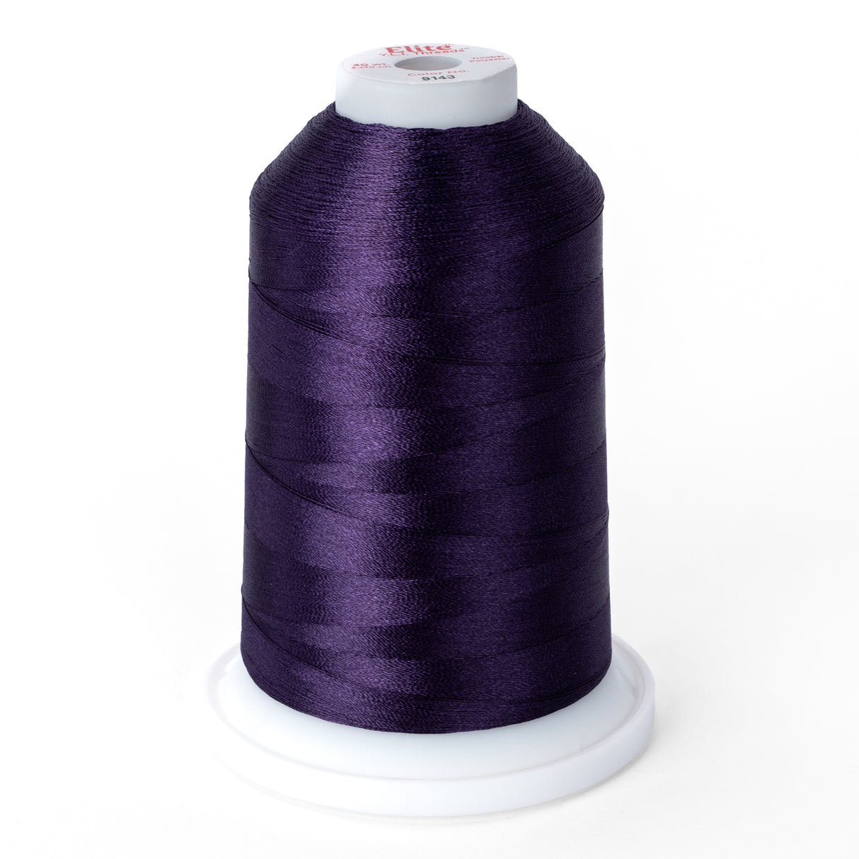 elite 40 wt. trilobal polyester embroidery and quilting thread #9143 cone