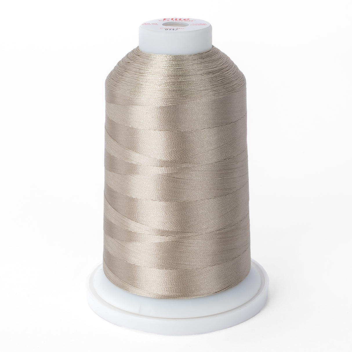 elite 40 wt. trilobal polyester embroidery and quilting thread #9147 cone