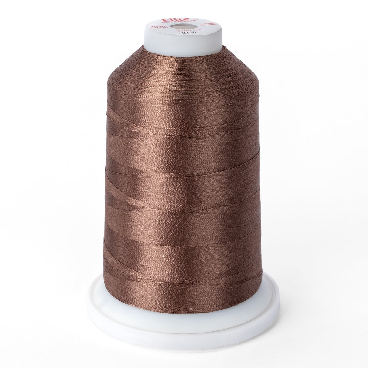 elite 40 wt. trilobal polyester embroidery and quilting thread #9156 cone