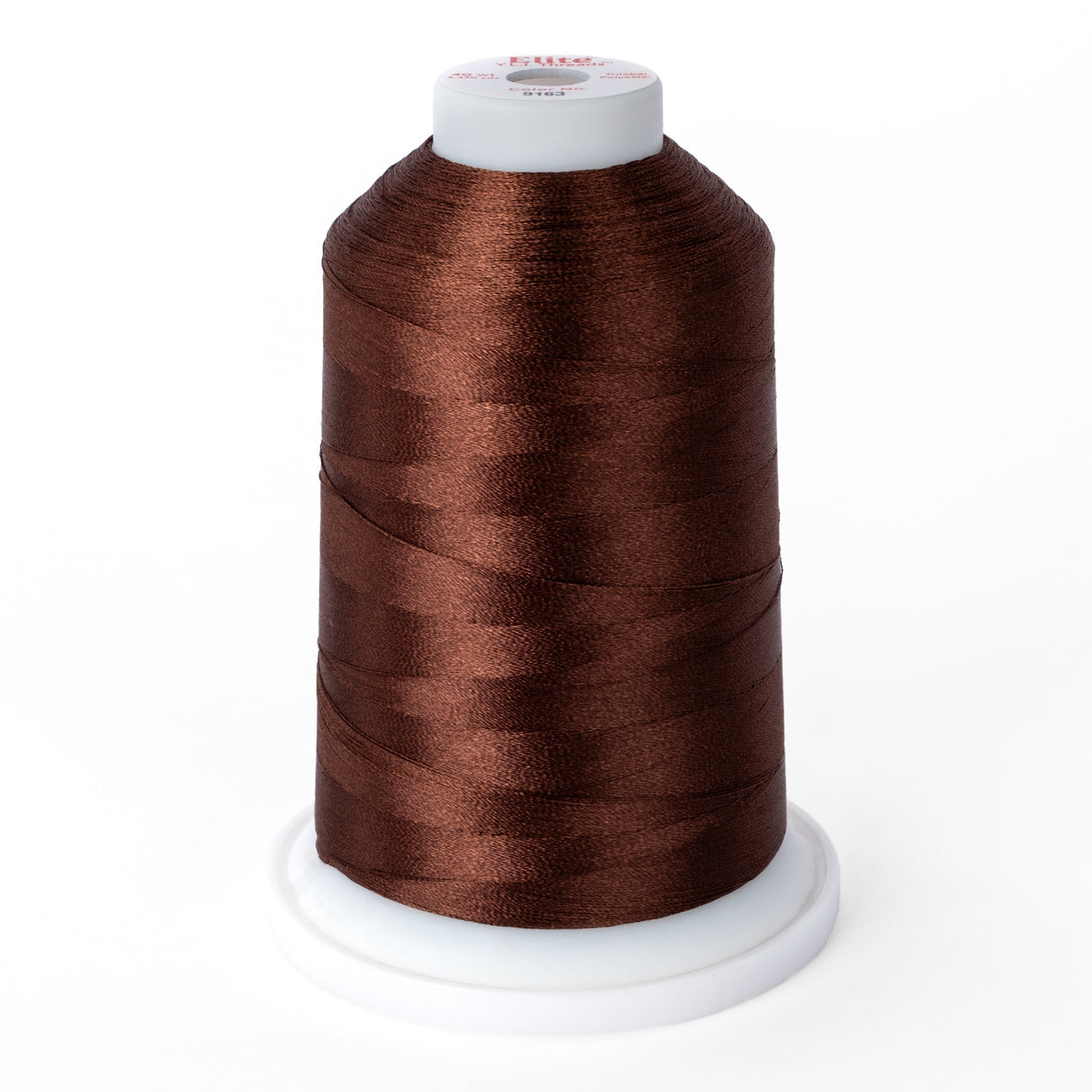 elite 40 wt. trilobal polyester embroidery and quilting thread #9163 cone