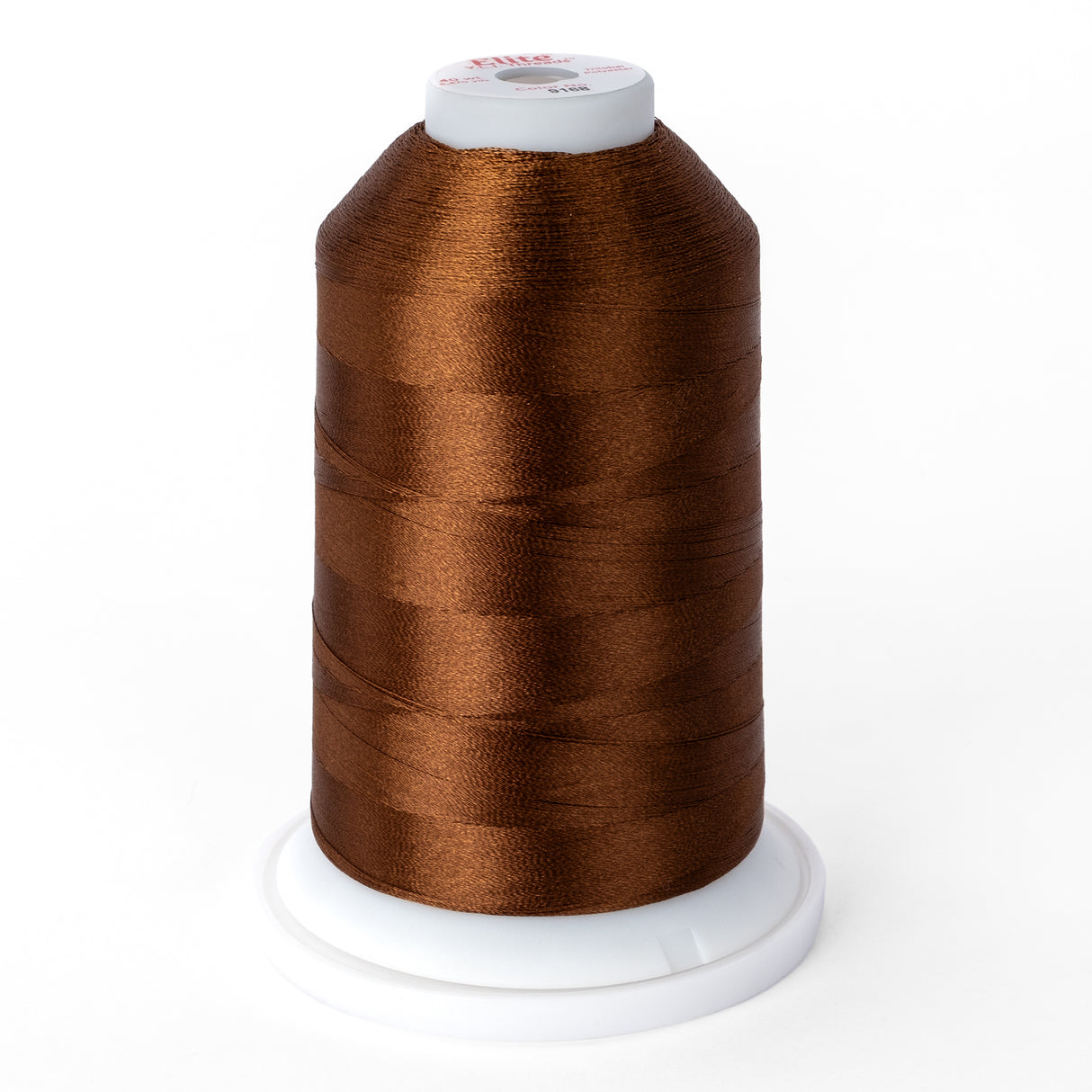 elite 40 wt. trilobal polyester embroidery and quilting thread #9168 cone