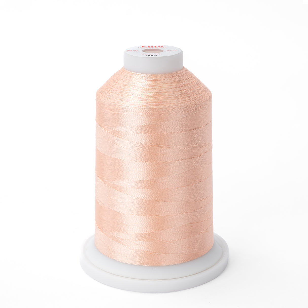 elite 40 wt. trilobal polyester embroidery and quilting thread #9001 mini cone