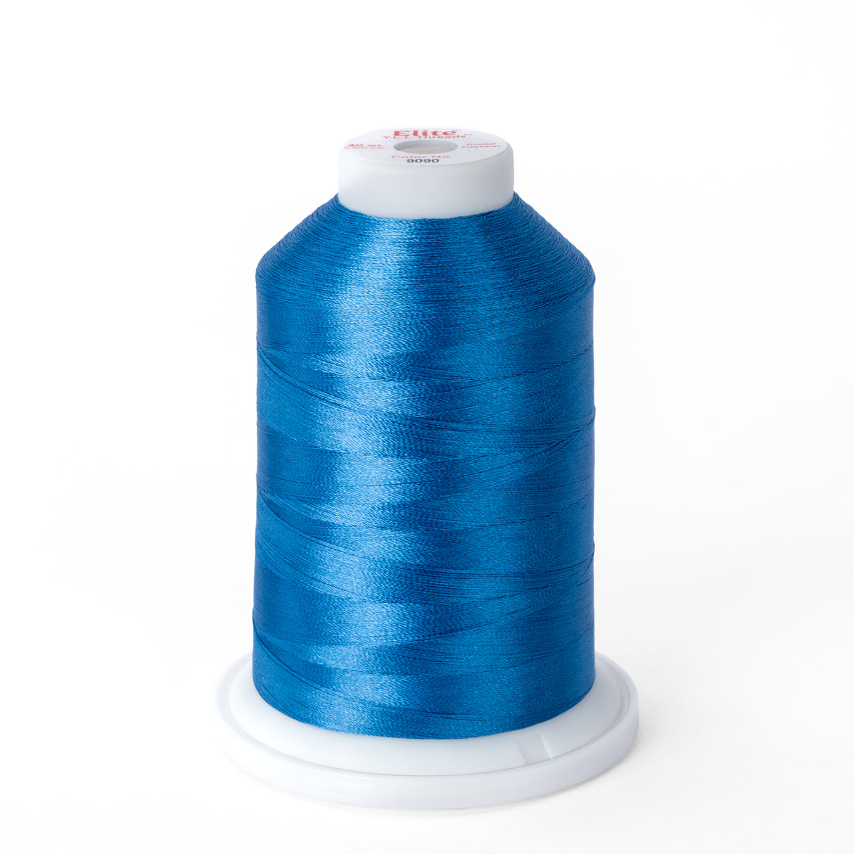 elite 40 wt. trilobal polyester embroidery and quilting thread #9090 mini cone