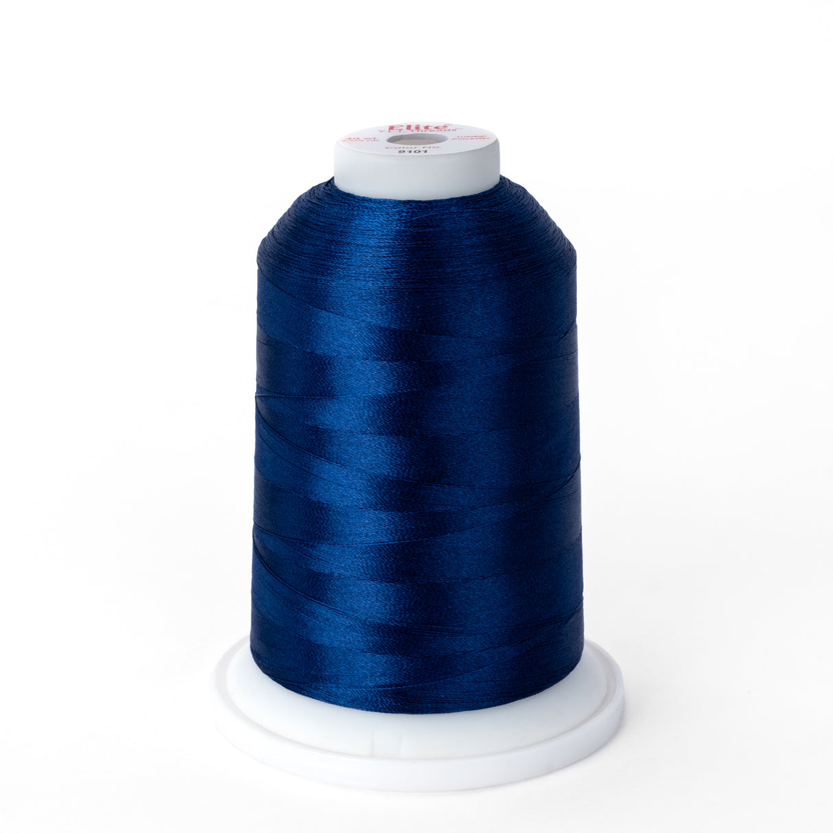 elite 40 wt. trilobal polyester embroidery and quilting thread #9101 mini cone