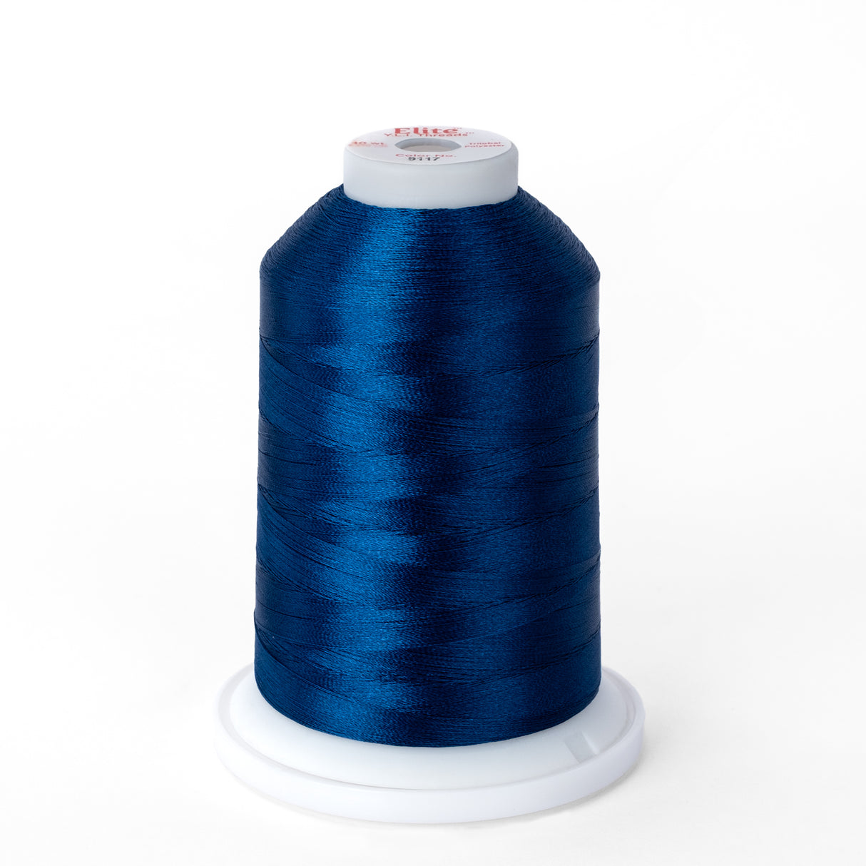 elite 40 wt. trilobal polyester embroidery and quilting thread #9117 mini cone