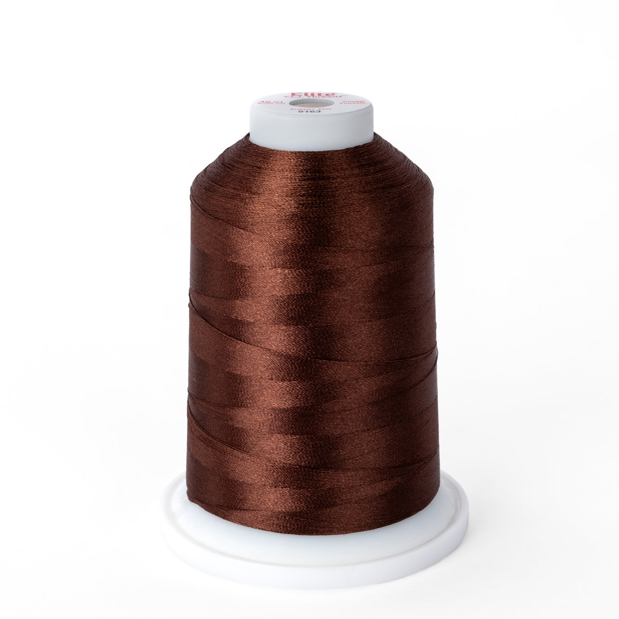 elite 40 wt. trilobal polyester embroidery and quilting thread #9163 mini cone