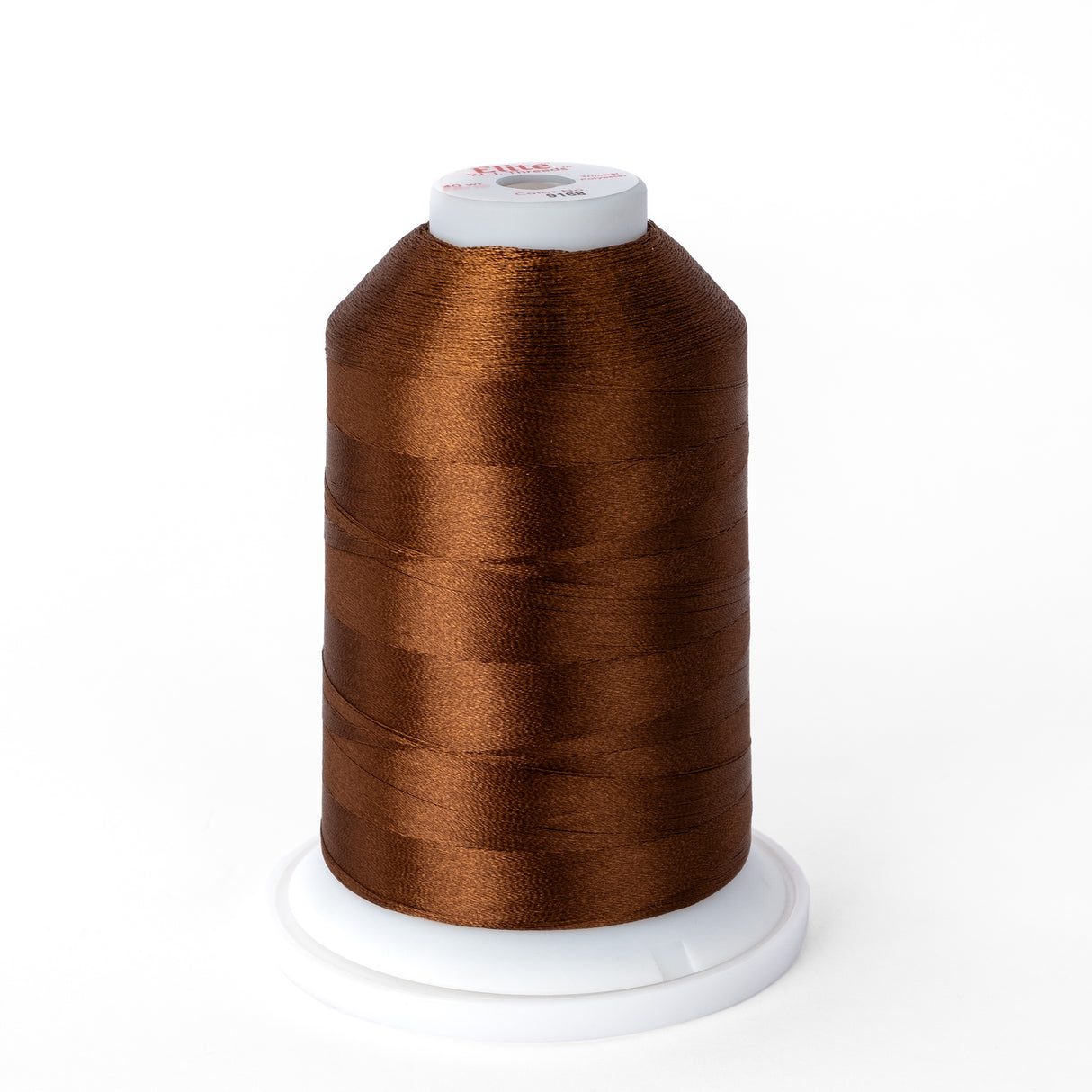 elite 40 wt. trilobal polyester embroidery and quilting thread #9168 mini cone