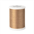 machine quilting thread 40 wt cotton 003 light brown 500 yd spool