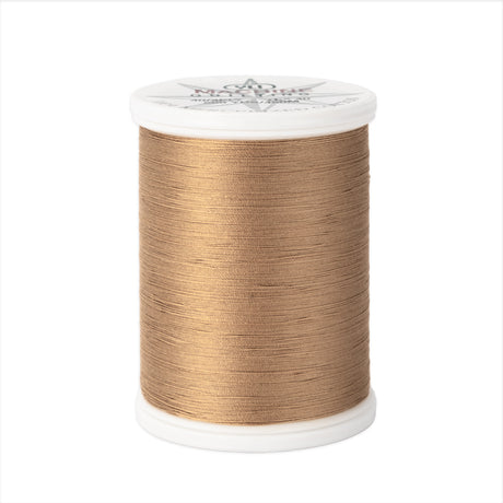 machine quilting thread 40 wt cotton 003 light brown 500 yd spool
