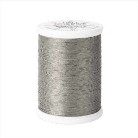machine quilting thread 40 wt cotton 011 grey 500 yd spool