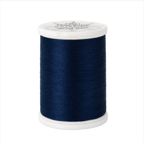 machine quilting thread 40 wt cotton 015 dark blue 500 yd spool