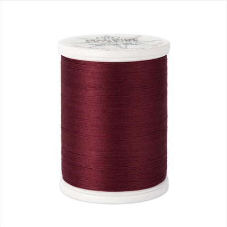 machine quilting thread 40 wt cotton 022 cabernet charcoal 500 yd spool