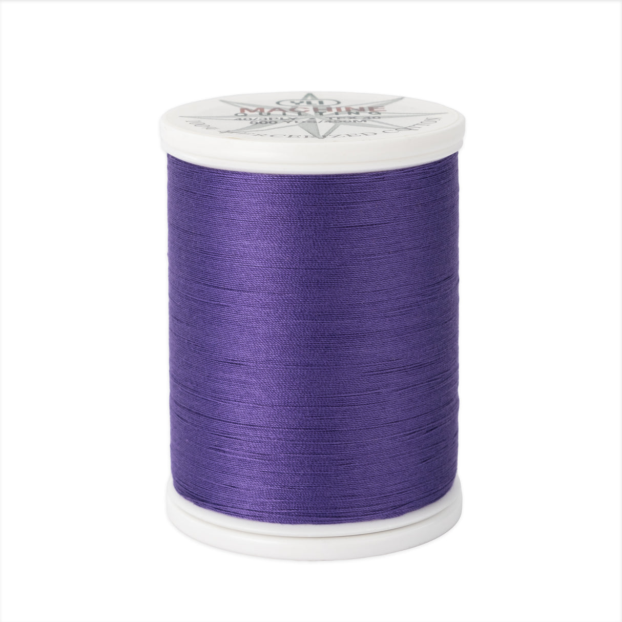 machine quilting thread 40 wt cotton 023 purple 500 yd spool