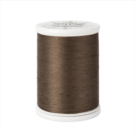 machine quilting thread 40 wt cotton 029 dark taupe 500 yd spool