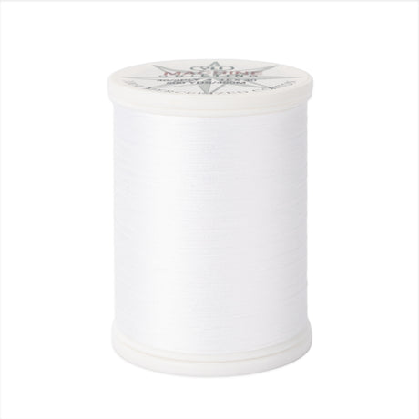machine quilting thread 40 wt cotton wht white 500 yd spool