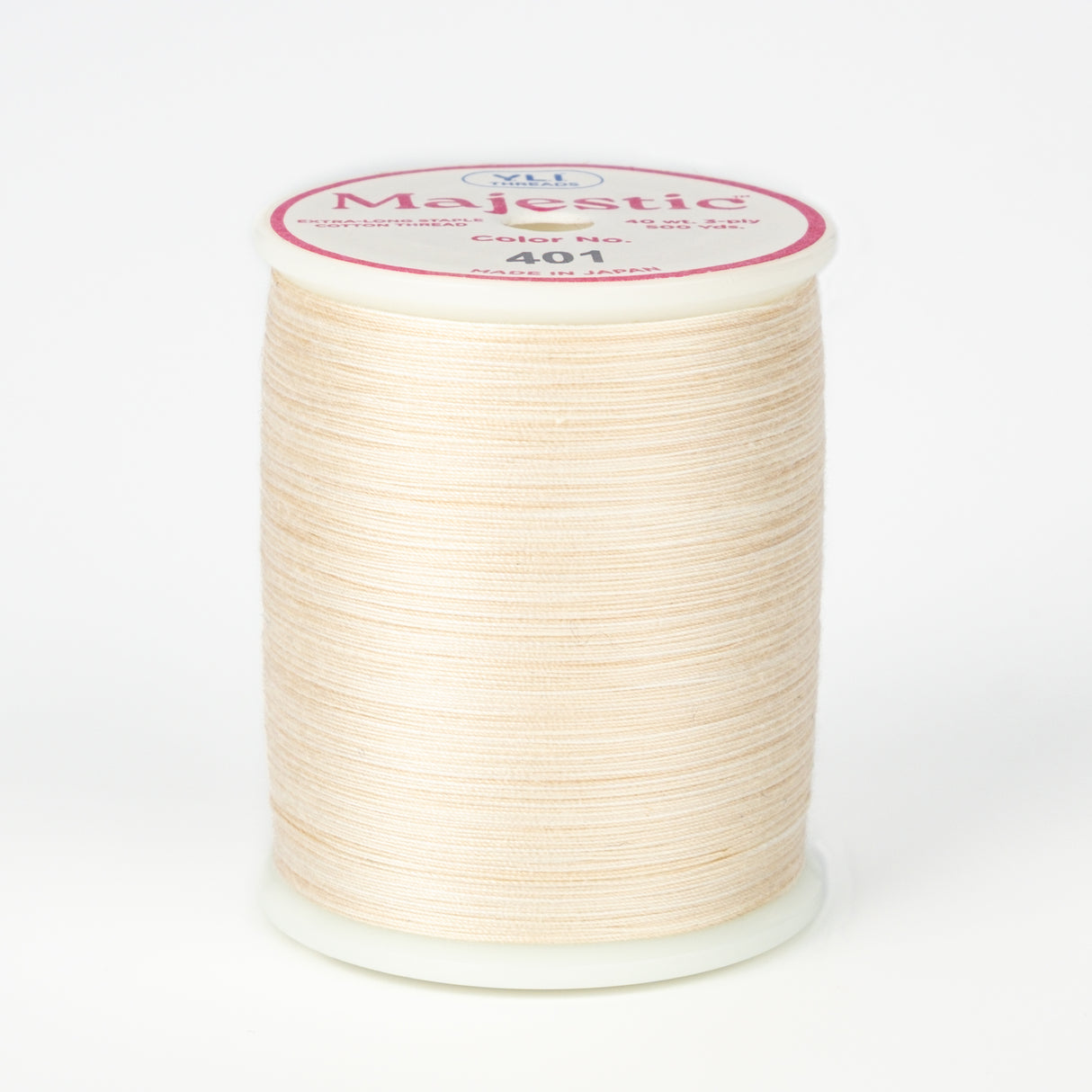 spool of majestic cotton quilting thread #401 elegance