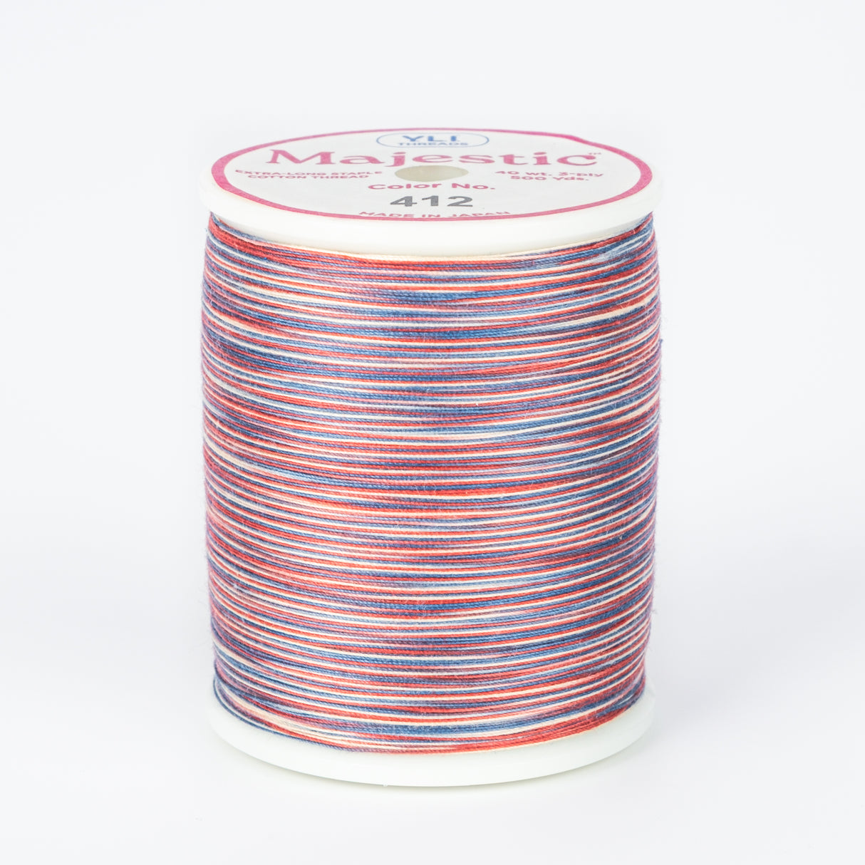 spool of majestic cotton quilting thread #412 sparkler