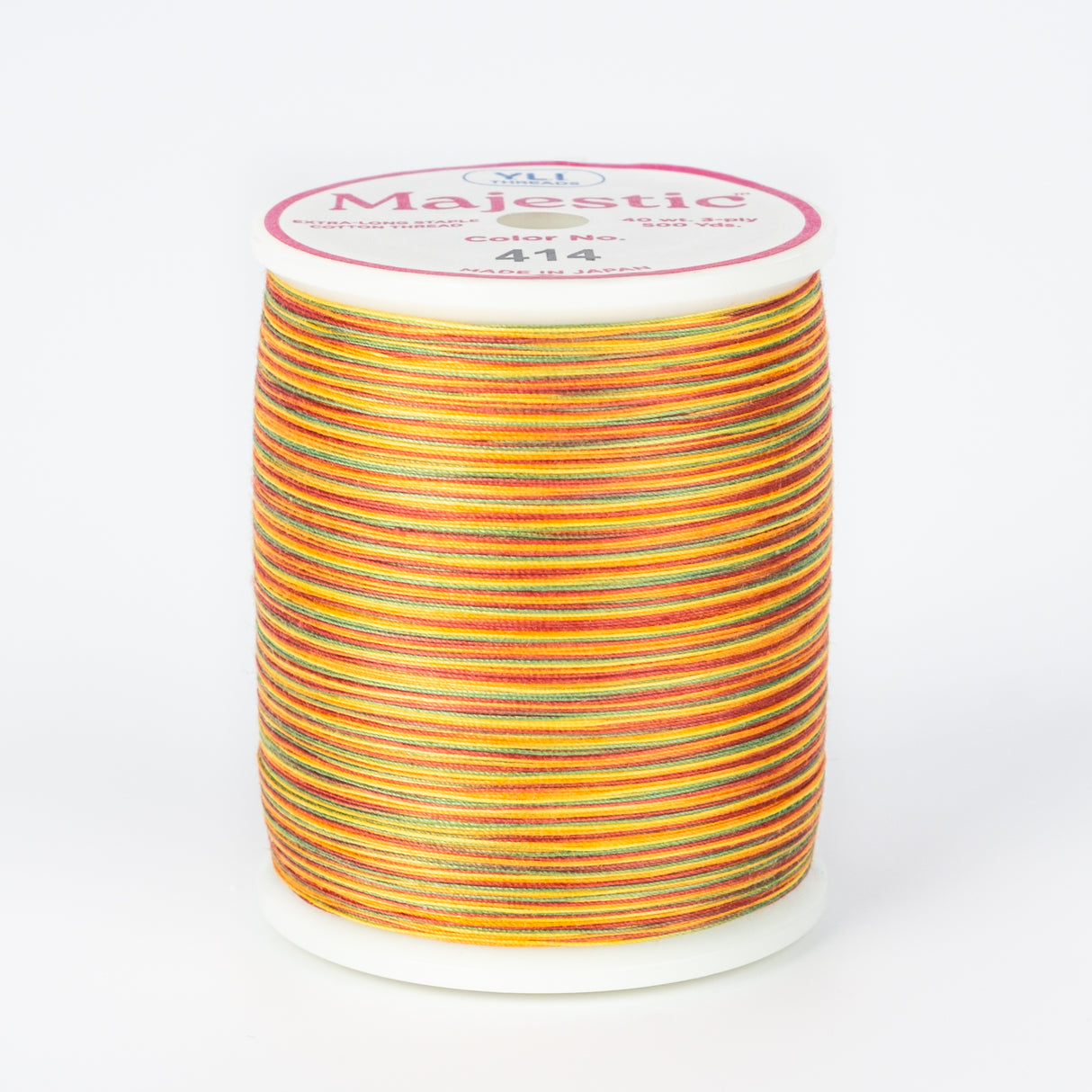 spool of majestic cotton quilting thread #414 fall harvest