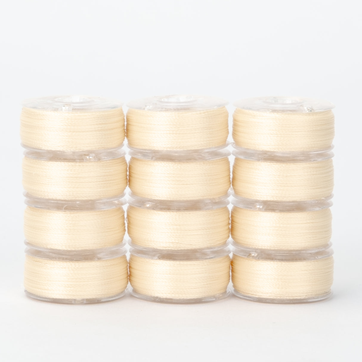 precision polyester thread class 15 prewound bobbins #205 french vanilla dozen pack