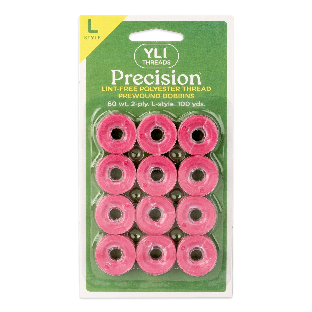 precision polyester thread l style prewound bobbins #215 love