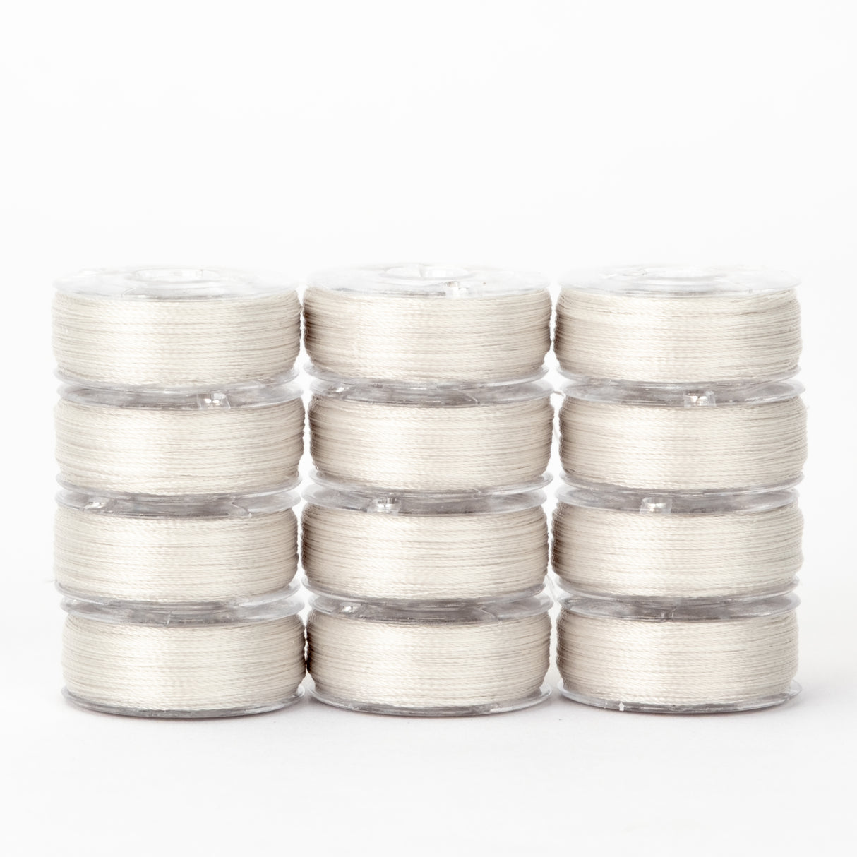 precision polyester thread l style prewound bobbins #208 magic dozen pack