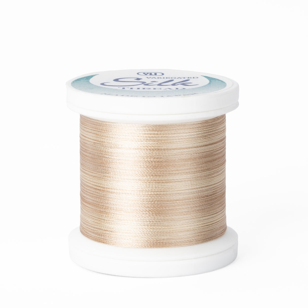 yli threads silk thread 100 wt 01V variegated tans spool quilting thread