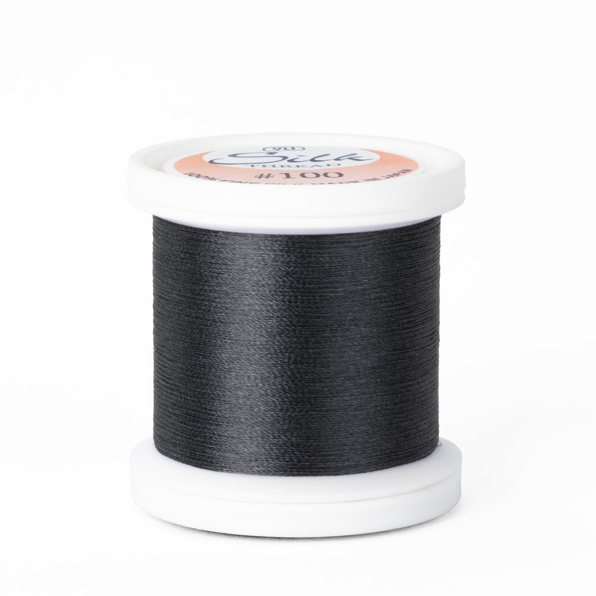 yli threads silk thread 100 wt medium gray 238 spool quilting thread