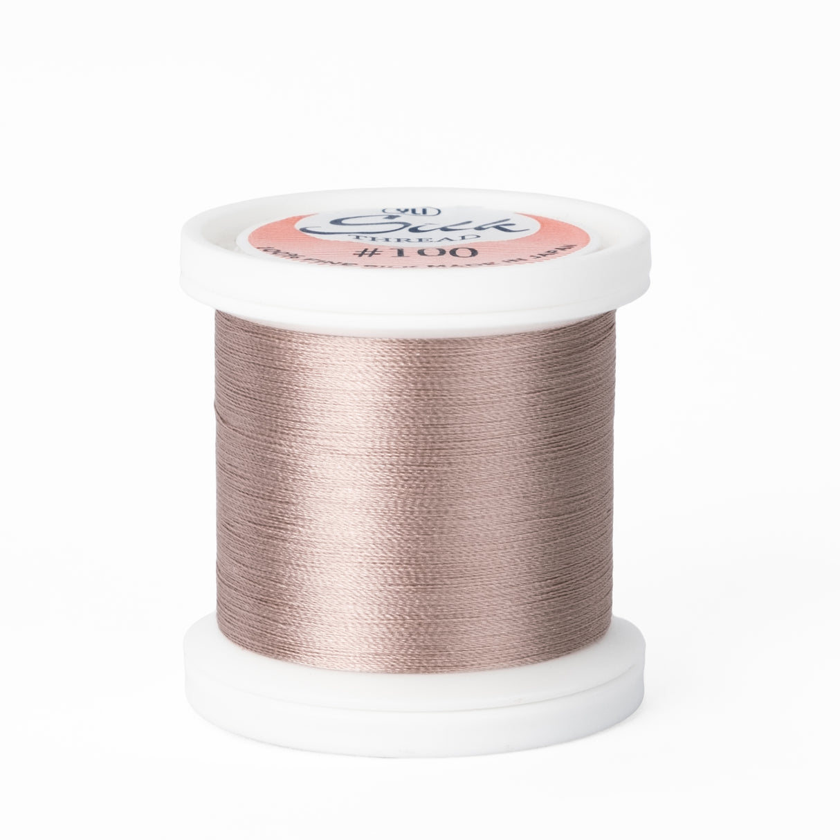 yli threads silk thread 100 wt pinky brown 242 spool quilting thread