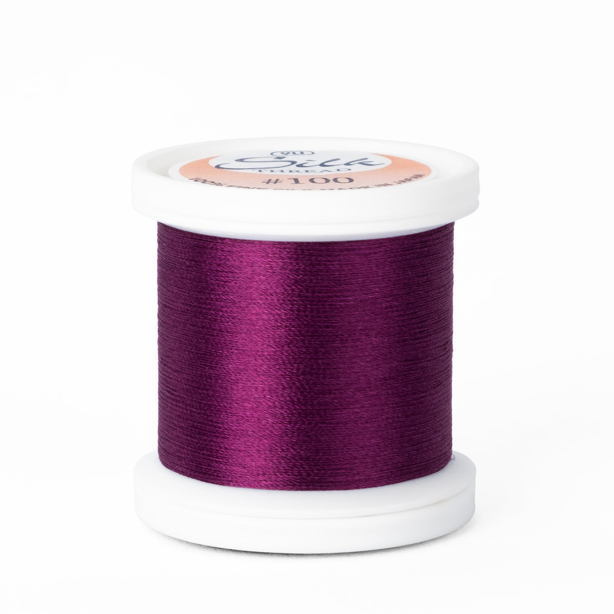 yli threads silk thread 100 wt magenta 248 spool quilting thread