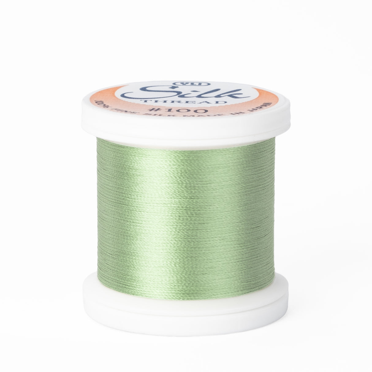 yli threads silk thread 100 wt light green 262 spool quilting thread