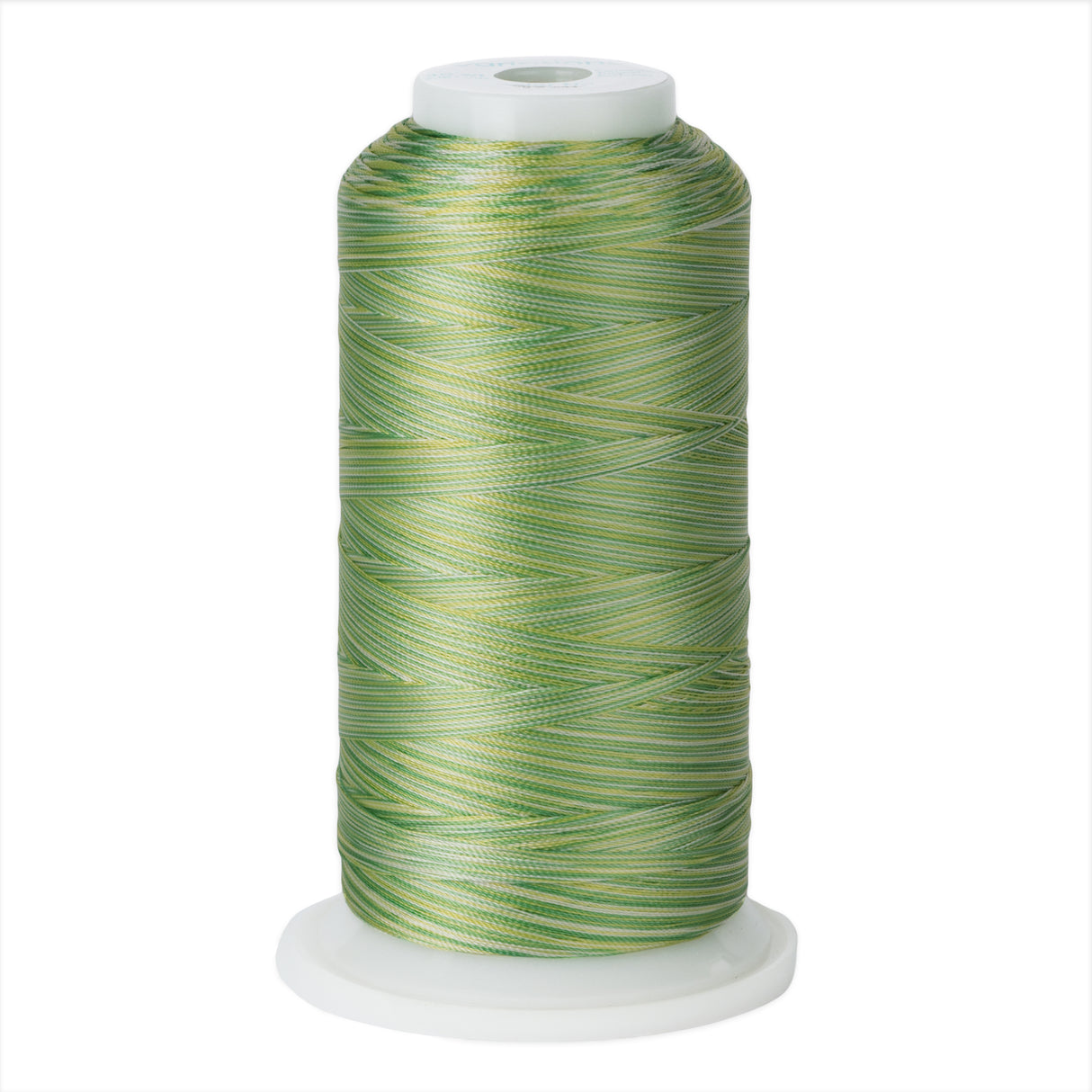 variegated green and yellow variations green pastures 601 polyester quilting thread