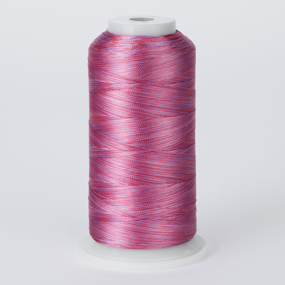 variegated pink and red polyester embroidery and quliting thread