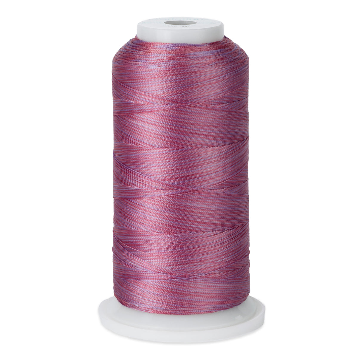 variegated pink and red polyester embroidery and quliting thread
